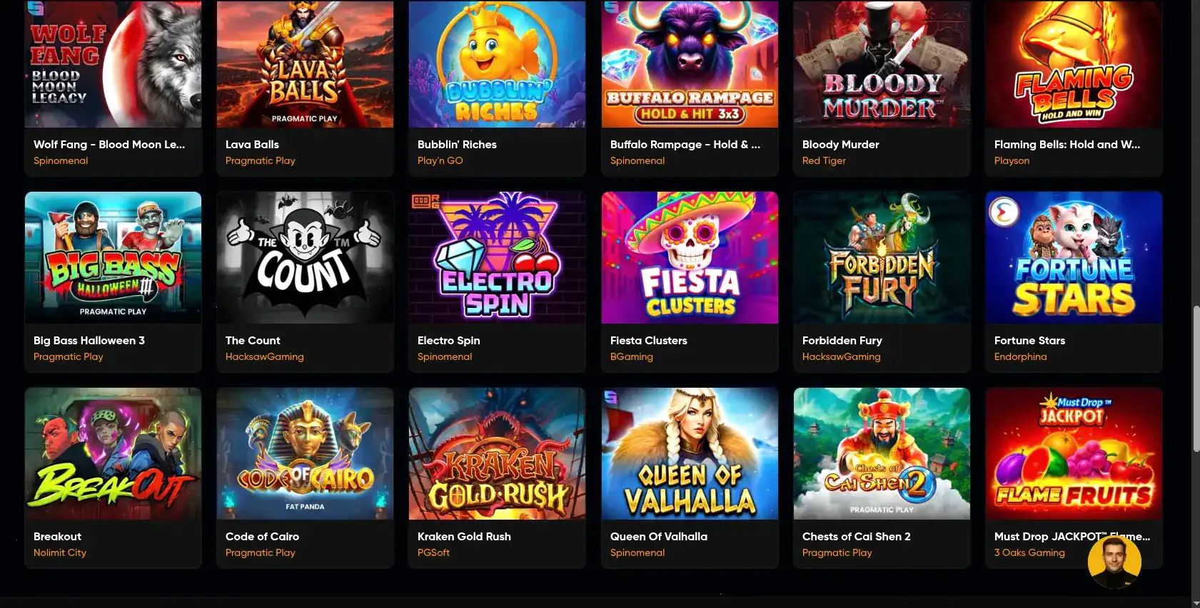 Игровой интерфейс Azino 888 с множеством слотов